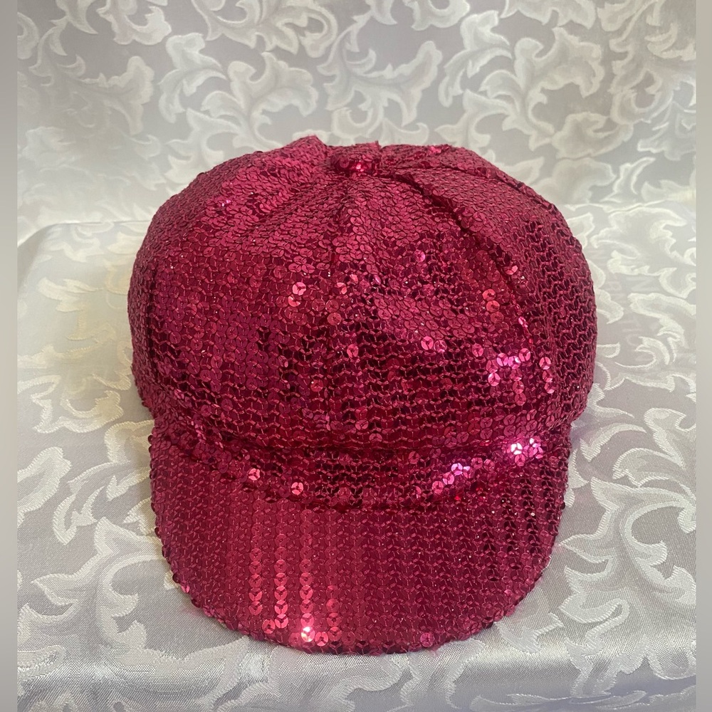 Disney Parks Sequins Pink Hat For Youth Girls, Adorable, Worn Once 15 Years Ago